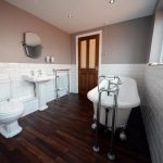 classic wooden bathroom